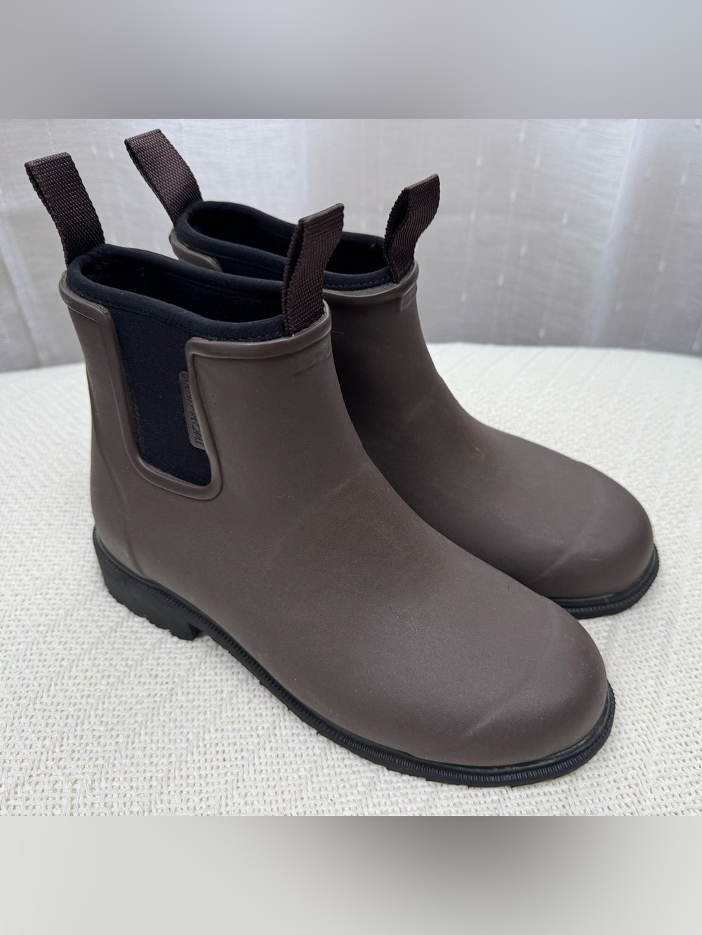 Women’s Brown Chelsea Rain Boots